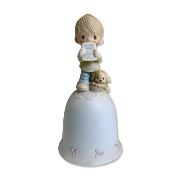 Precious Moments Boy Report Card "God Understands" Figurine - Picture 1 of 8